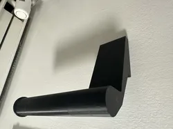 Toilet roll holder - wall mounted - right - no visible screws