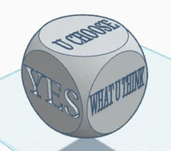 Yes No Dice (With more options)