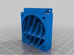 4010 blower adapter for 40mm fans (With and without fins)