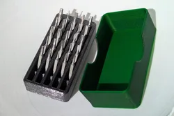 4mm bit holder w/ Cover - compact - angled