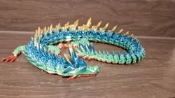 Articulated crystal dragon