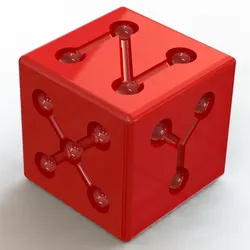 Calibration Cube Die with X-Y-Z Indicator
