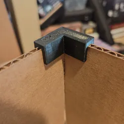 Cardboard Box Brackets, Fasteners and Joiners for DIY Playhouses (and other structures)