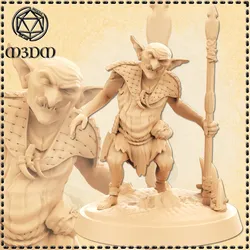 Characters & Creatures STL Descărcare - Cave Goblin - M3DM