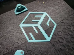 Ender 3 NG v1.2 electronics panel chamfered logo