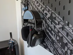 Ikea Skadis Headphone Holder with customisable cover[ T-Nuts ]