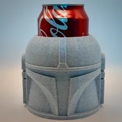 Mandalorian Helmet Can Holder