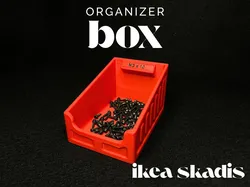 Organizer box for screws nuts and more