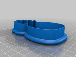 Pineapple cookie cutter