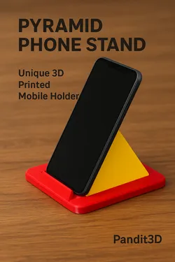 Pyramid Style Phone Stand | Unique 3D Printed Mobile Holder