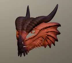 Red Dragon Mask