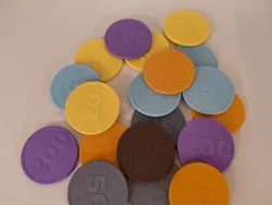 Toy coins 40mm