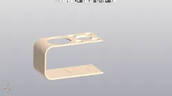 3D printer bestanden | 3MF | Eenvoudige badkamer organizer