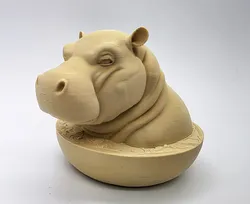 Baby Hippo in Tub