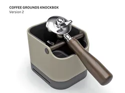 Coffee ground knockbox for portafilters V2/ Abklopfbehälter für Siebträger (Espresso) V2