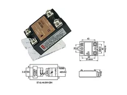 Cover for SSR solid state relay  AOLE ASH-25DA