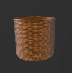 Home Decorations & Ornaments STL Download - weaved planterby Mr3DBeast