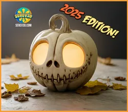 Jack Skellington Pumpkin - SEREV3d