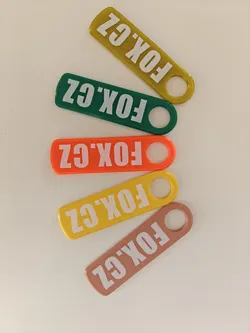 Key chain (fox.cz) for camping