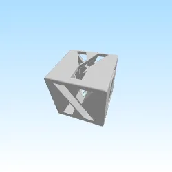 Personalized Initials Cube (30 mm demo)