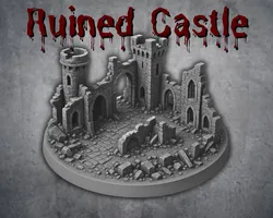 Ruined Castle Diorama Base