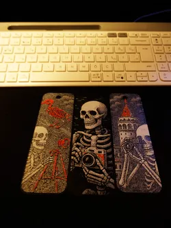 Skeleton Photographer Bookmarks