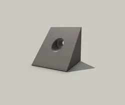 45 Degree 1” End Cap