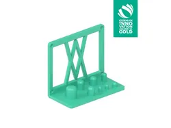 8pcs Adapter Socket Set Holder 074 I for screws or peg board