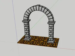 Arco de medio punto o arco de cañon