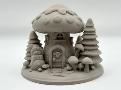 Christmas Fairy House Scene