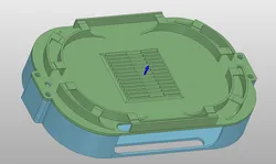 Fiber cable tray for Elektro-Plast Elegant 2425-20 IT box