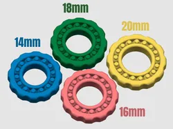 Fidget ball rings