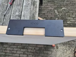 Hinge router jig, 90 x 30mm