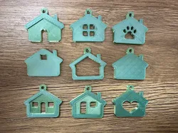 Other STL indir - Huis sleutelhangerset - Olga Danilova