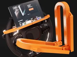 Print in place tablet holder mobile car stand