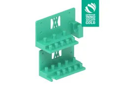 Tool Holder for Socket Wrench Set 20pcs 1/2" with Extension Bar and Sockets for Wall Mount 004