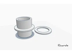 1 inch PVC Pipe through wall