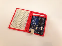 Arduino w/Breadboard Holder