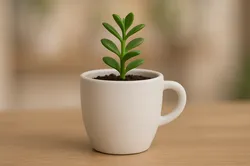 Coffee Mug Pot - Mug Style Planter - Coffee Cup