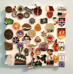 Colectors Pins display board - modular