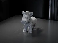 Creality Cloud | Cute Zebra Standing Cute Zebra Standing | ملفات الطابعة ثلاثية الأبعاد
