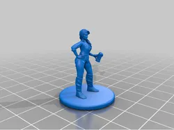 Female Barkeep Miniature
