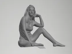 Girl sitting