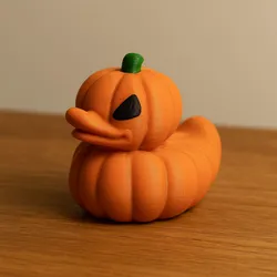 Halloween Pumpkin duck