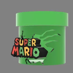 Other STL Download - Pot à crayons Super Marioby Meyzo3D