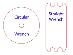PHYS 100 - Laser Cutter Practice Project - Wrenches