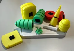 Play Kitchen Vegetable Cutting Set