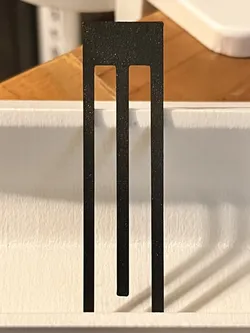 self fastening book-mark