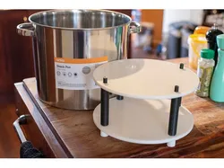 Acetone vapor smoothing shelf for 4 gallon stock pot