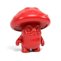 Characters & Creatures STL Descărcare - Mushroom character - 3D Everything